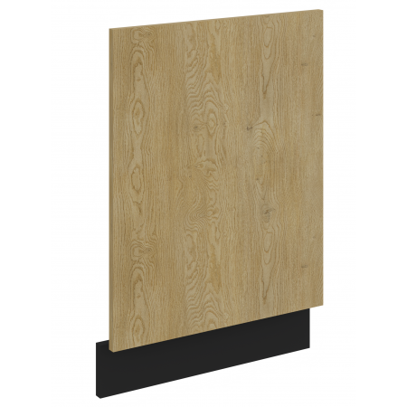 Front zmywarki 45 cm CREMA dąb cremona / czarny mat ZM 570 x 446